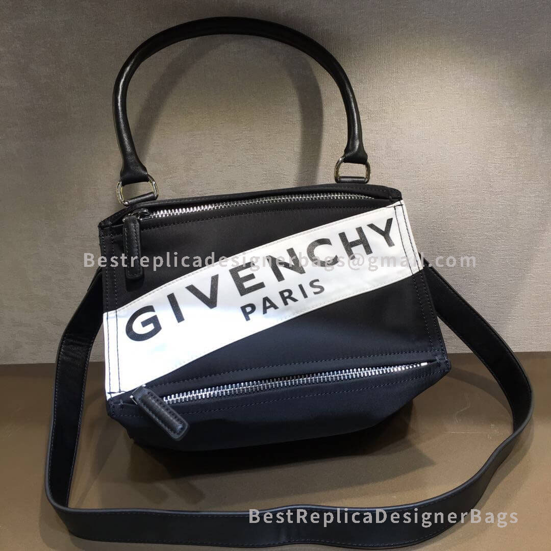 Givenchy Mini Pandora Bag In Nylon Black SHW 1-28588L
